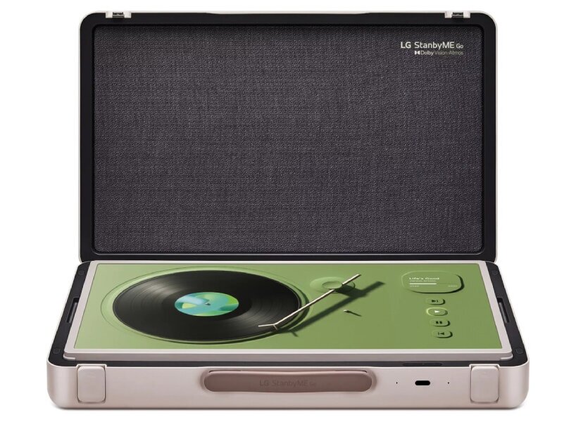 ال جی استندبای می گو که در یک چمدان قرار دارد!/ ویدئو و تصاویر 19 تلویزیون چرخان ال جی که در یک چمدان قرار قرار دارد