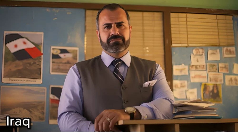 1694262908 129 هوش مصنوعی هر کشور را شبیه یک معلم تصویرسازی کرد