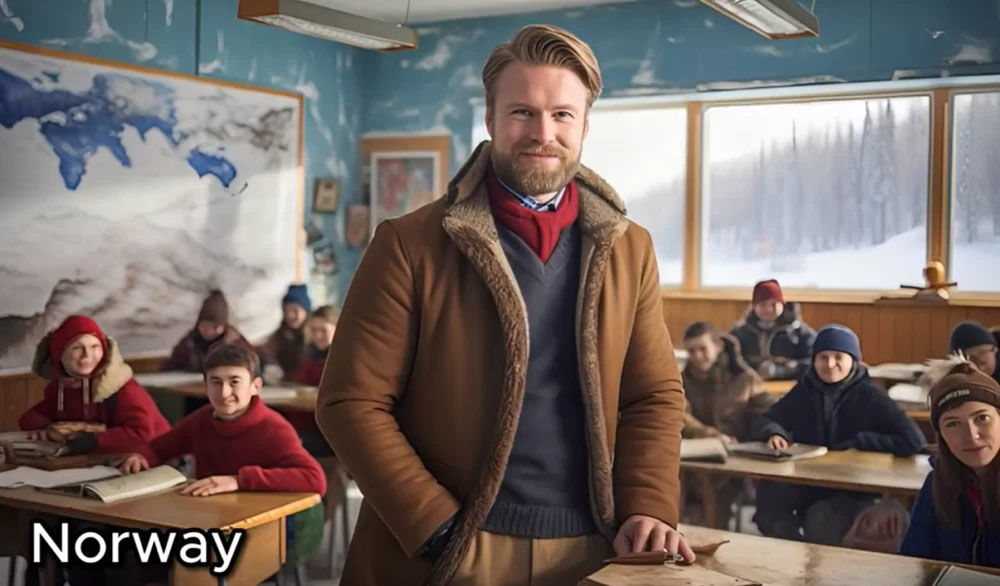 1694262908 334 هوش مصنوعی هر کشور را شبیه یک معلم تصویرسازی کرد