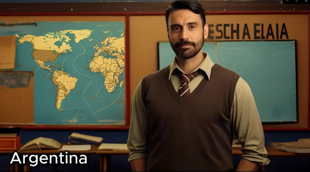 1694262908 671 هوش مصنوعی هر کشور را شبیه یک معلم تصویرسازی کرد