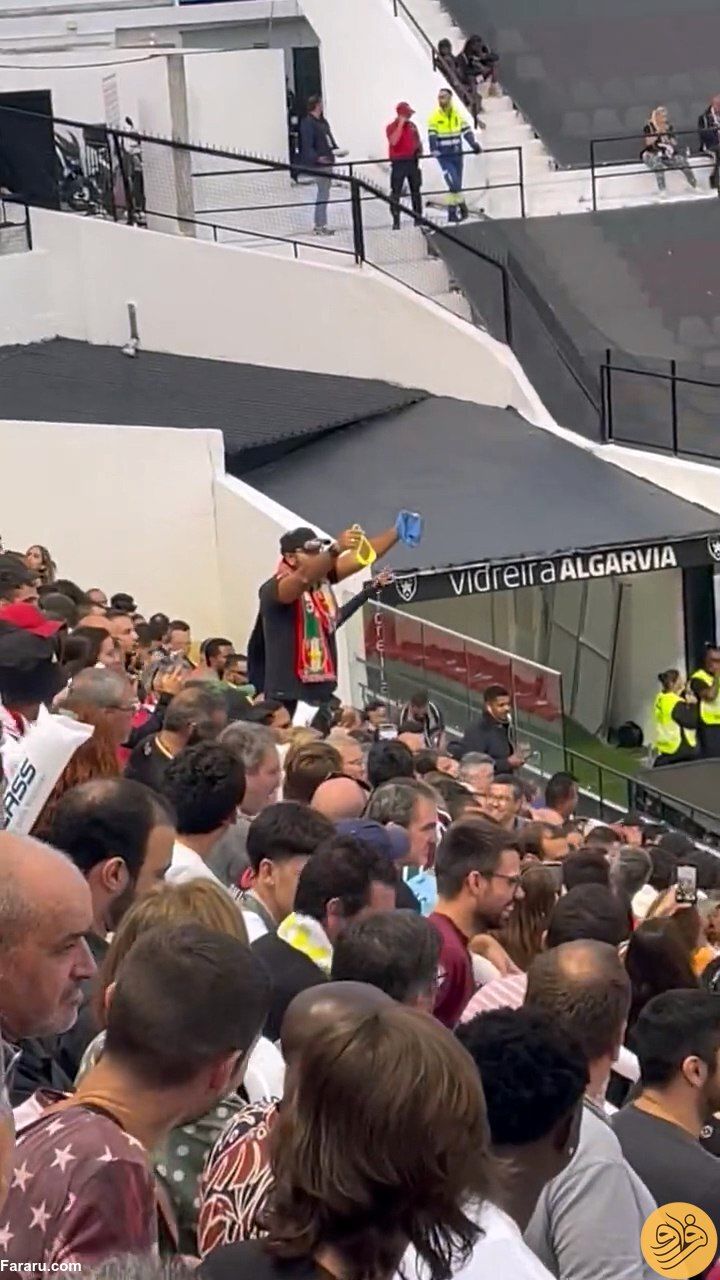 (عکس) حرکت زشت تماشاگر پرتغالی علیه مهدی طارمی