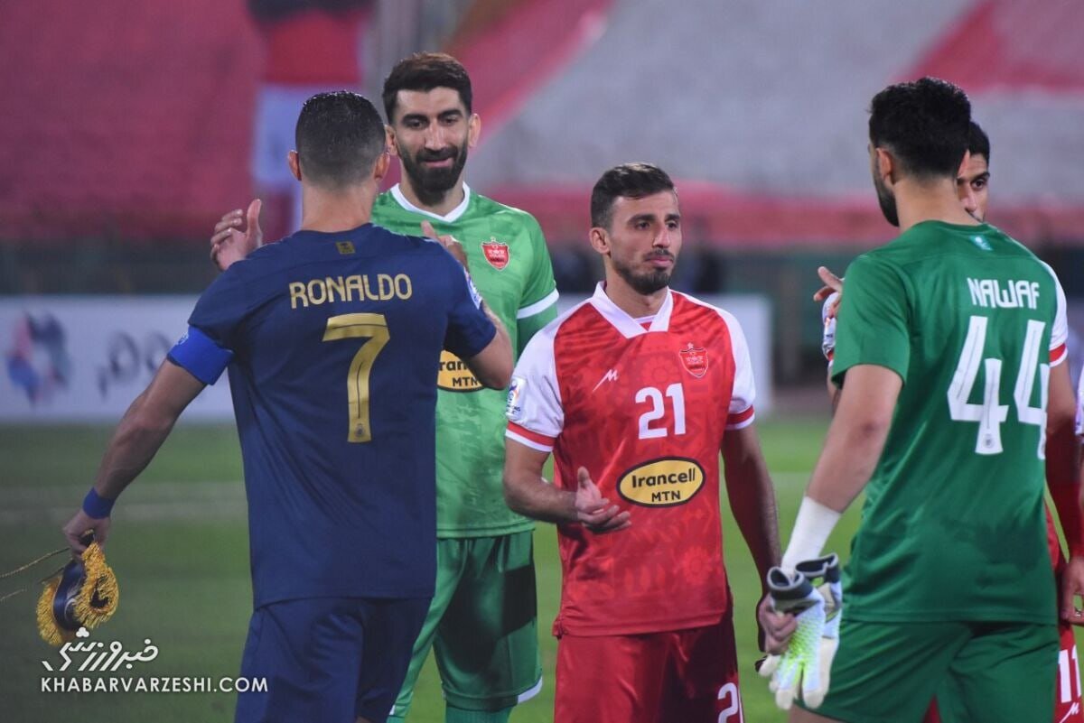 برخورد گرم بیرانوند در دیدار با رونالدو/ عکس 4 5916514