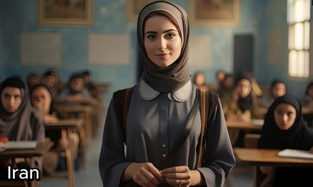 هوش مصنوعی هر کشور را شبیه یک معلم تصویرسازی کرد/ معلم ایرانی زیباترین.