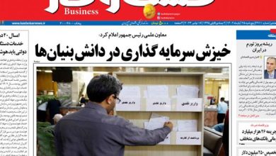 شماره ۲۹۱۱ روزنامه کسب و کار