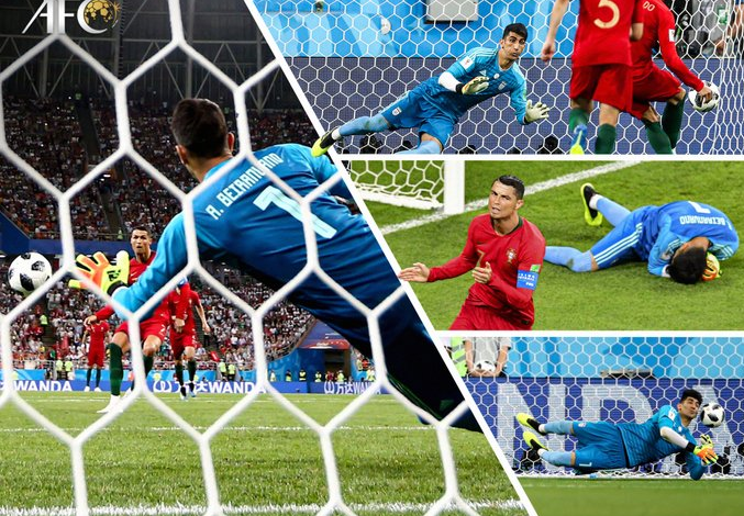 اشک ها و لبخندها؛ ماندگارترین صحنه های فوتبالی نسل جاری فوتبال ایران/ از حسرت طارمی تا پرش شگفت بیرانوند 13 ف بیرانوند