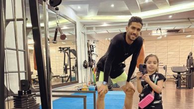 تمرین پدر و دختری حسین حسینی در باشگاه بدنسازی/ عکس_بام وطن 6 عکس| تمرین پدر و دختری حسین حسینی در باشگاه بدنسازی