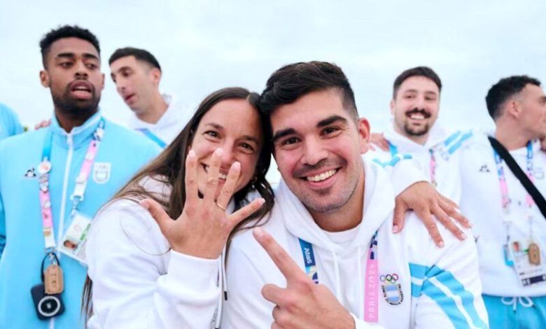 اولین ازدواج در المپیک پاریس_بام وطن 1 عکس | اولین ازدواج در المپیک پاریس!