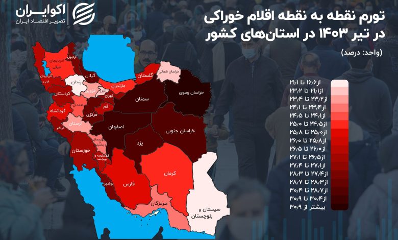 کدام استان بیشترین سختی تورم خوراکی ها را حس کرد؟_بام وطن 1 کدام استان بیشترین فشار تورم خوراکیها را حس کرد؟