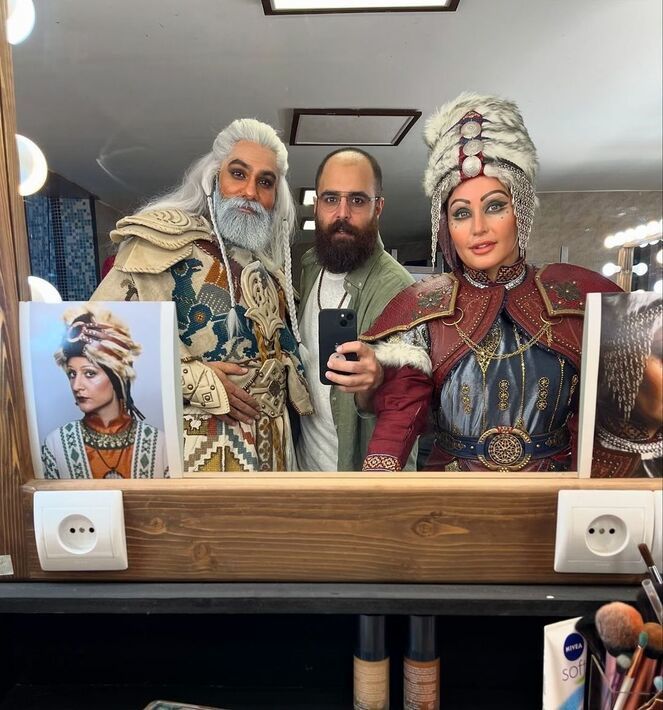 گریم و استایل دلنشین الناز شاکردوست در نقش تهمینه همسر رستم_بام وطن 7 15