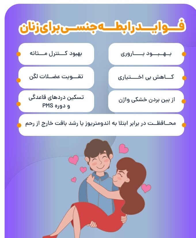 1730586899 607 از مزایا رابطه جنسی غافل نشوید بام وطن