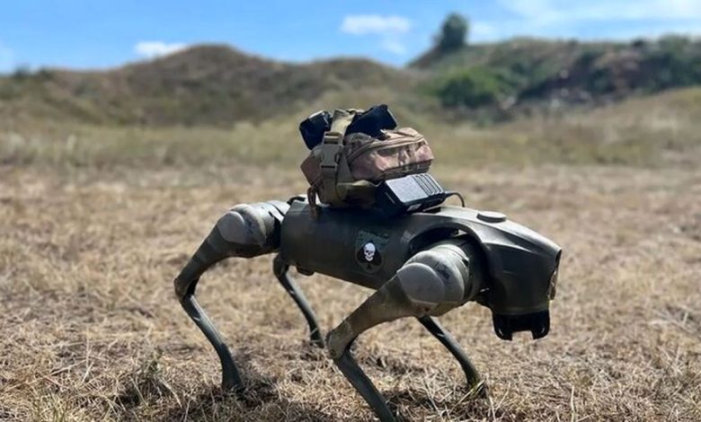 رژه سگ‌های رباتیک در ارتش هند/ ویدئو

