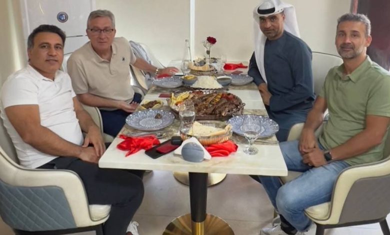 ملاقات برانکو با موشک به صرف غذای ایرانی!/عکس_بام وطن 1 برانکو