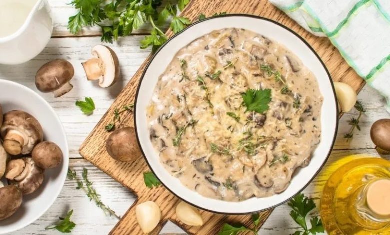 نحوه تهیه دیپ قارچ؛ یک بین وعده خوشمزه_بام وطن 3 دیپ-قارچ1