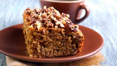 کیک نسکافه و گردو؛ کیک کافی شاپی خوشمزه و محبوب