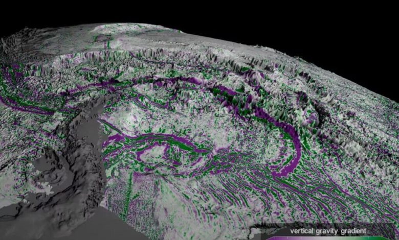 نقشه‌ خیره‌کننده کف اقیانوس / ناسا منتشر کرد