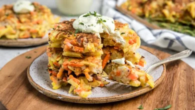 پنکیک سبزیجات؛ بین وعده مقوی برای کودکان_بام وطن 4 پنکیک سبزیجات