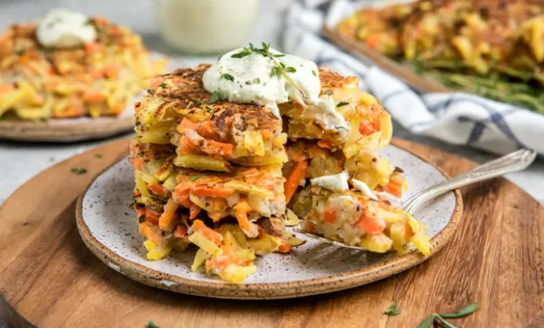 پنکیک سبزیجات؛ بین وعده مقوی برای کودکان_بام وطن 1 پنکیک سبزیجات